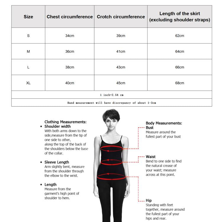 Outdoor Golf Anti-exposure Leggings/Sports Dress With Bra Pads, Size: L