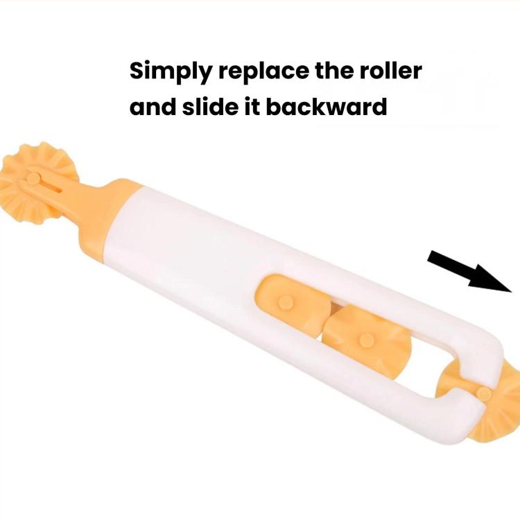 LsCook 4 In 1 Decorative Roller Cutter Set Baking and Cake Cutter - Color Box Packaging