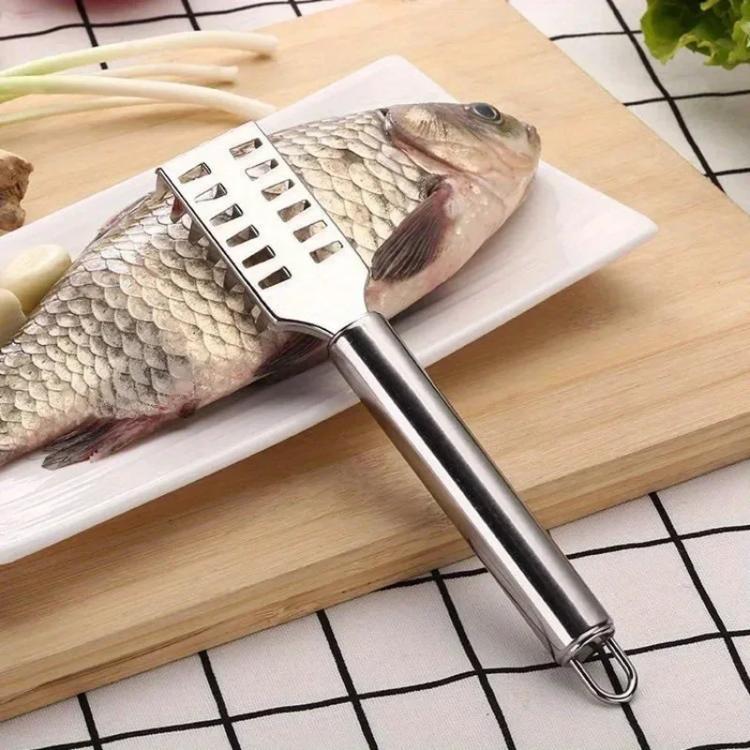LsCook Square Stainless Steel Fish Scaler