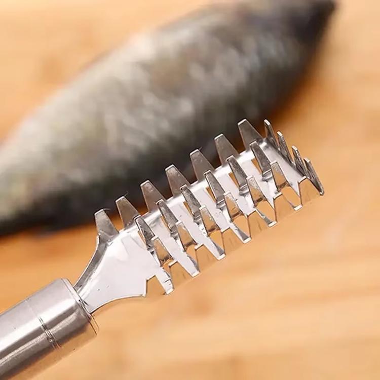 LsCook Square Stainless Steel Fish Scaler