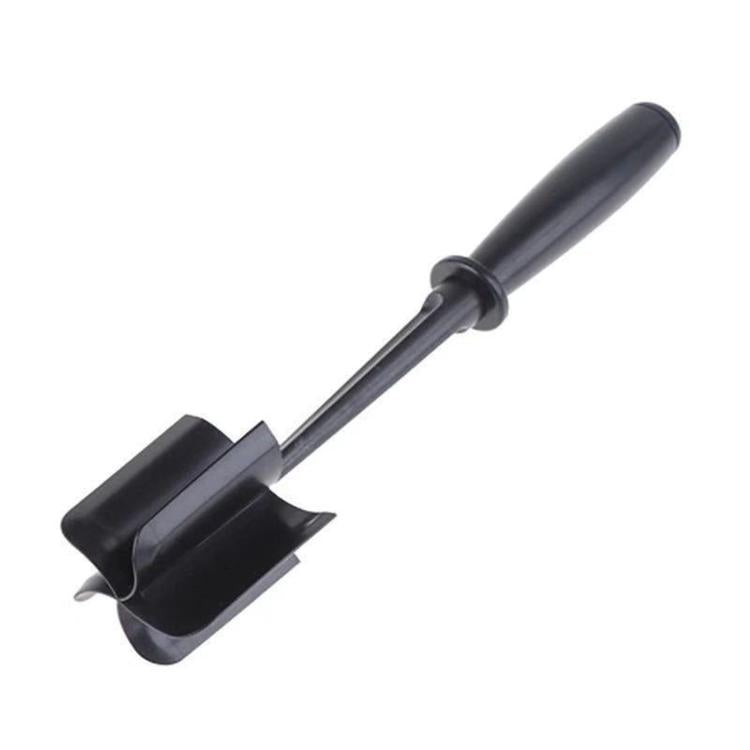 LsCook Plastic Handheld Meat Mincer Cooking Spatula - Black
