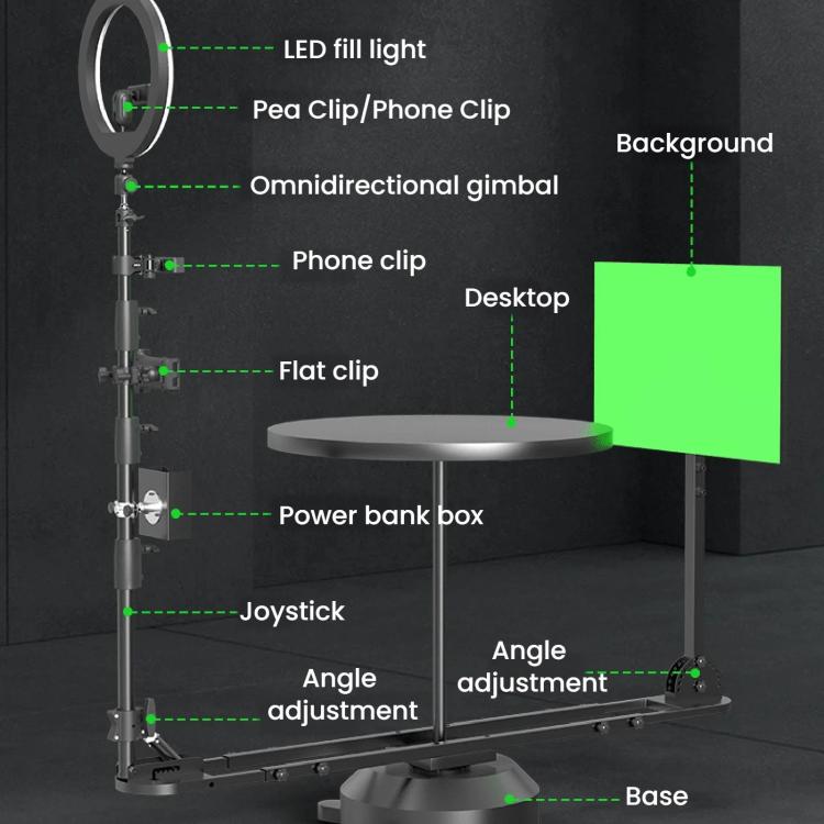 360-Dgree Electric Rotating Display Stand, Panoramic Photography Turntable For Phone & DSLR Camera Product Shooting UK Plug