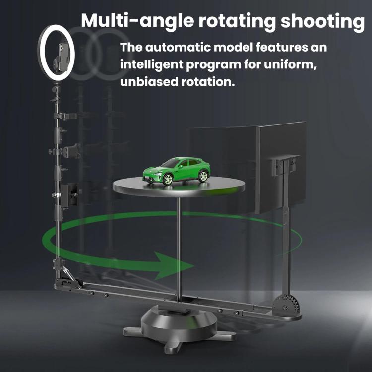 360-Dgree Electric Rotating Display Stand, Panoramic Photography Turntable For Phone & DSLR Camera Product Shooting UK Plug