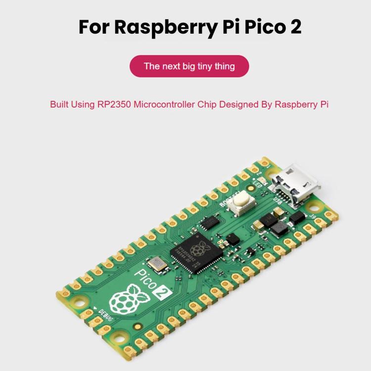 Waveshare For Raspberry Pi Pico 2 Microcontroller Board Based On Official RP2350 Chip Dual-Core & Dual-Architecture Design, Spec: Starter Kit