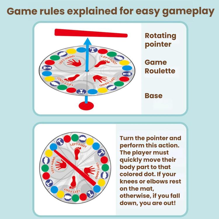 Children Interactive Dance Mat Multi-Family Party Game - Color Box