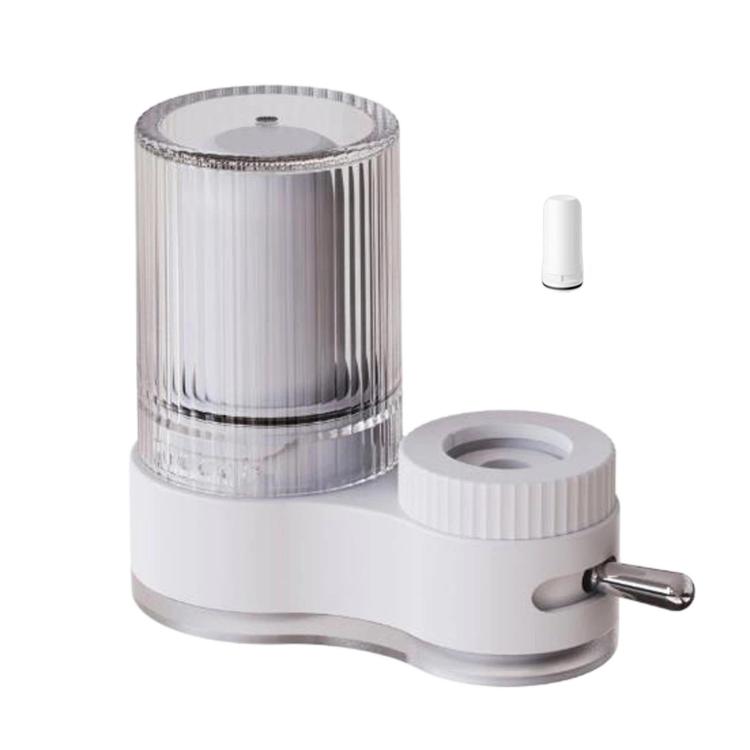 Flexible Pressurized Faucet Filter For Kitchen, Washable Ceramic Core Tap Water Purifier, Spec: 1 Core White