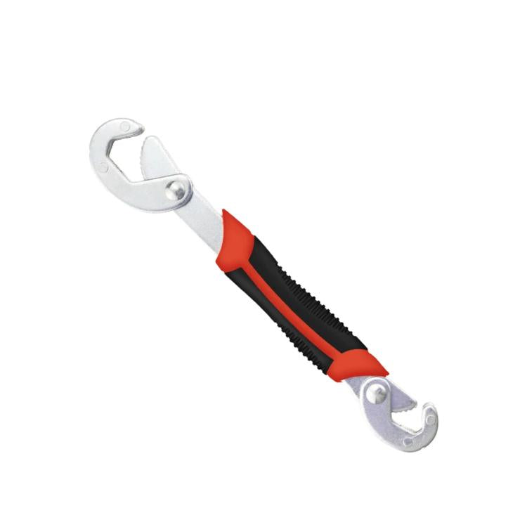 Universal Multi-Function Wrench 8-inch Adjustable Quick Spanner for 6-22mm Nuts & Bolts, Self-Adjusting Pipe Wrench for Plumbing, Repair, Automotive Small