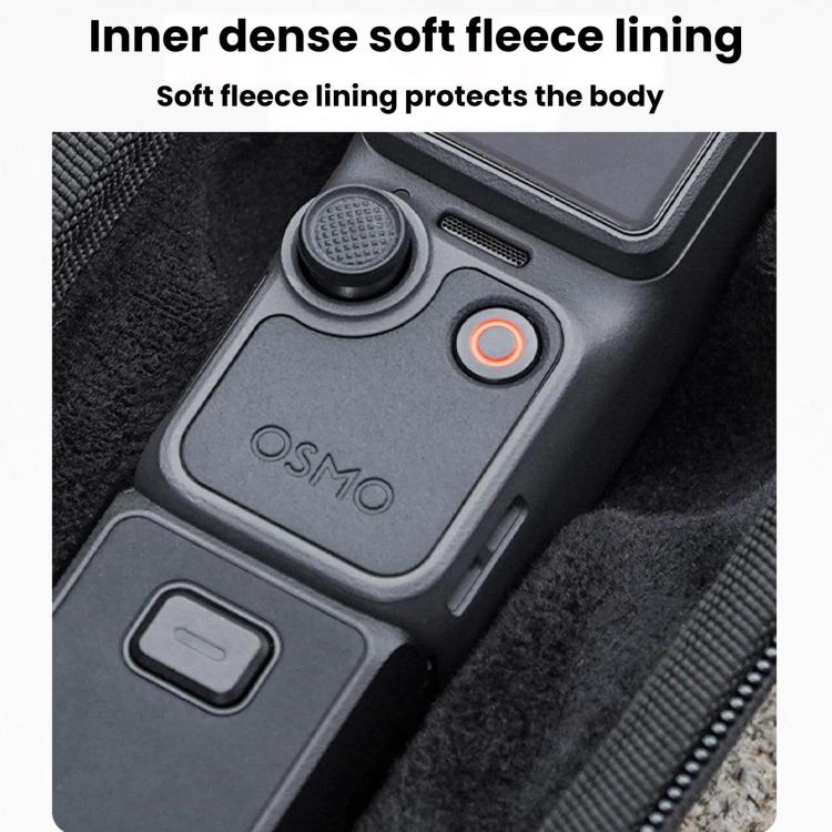 For DJI Osmo Pock 4 BRDRC Main Unit Storage Portable Protective Case - Black