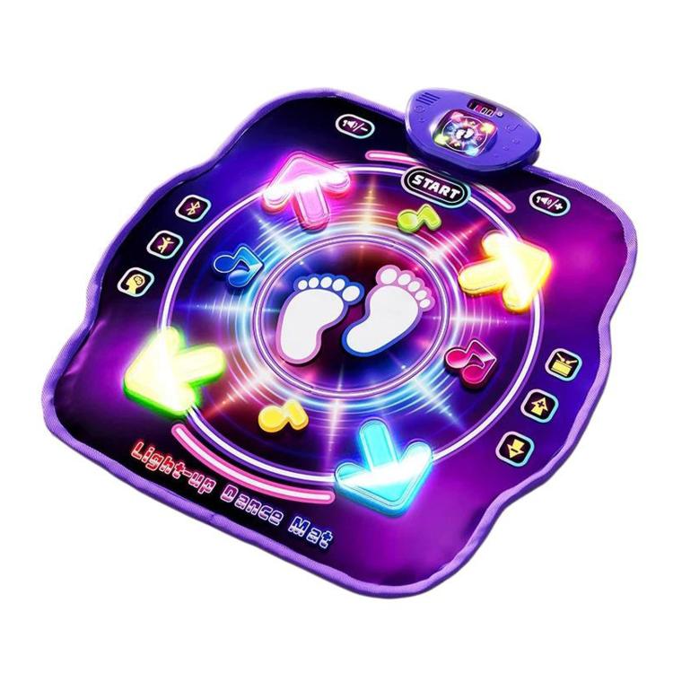 Kids Light-Up Arrow Dance Mat, Bluetooth Musical Fitness Game Pad, Spec: 4-Key Dual-Lamp