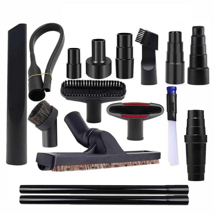 15 In 1 Universal Vacuum Cleaner Attachment Kit With 32mm & 35mm Adapter Replacement Vacuum Brushes For Shop Vac, Shark, Hoover