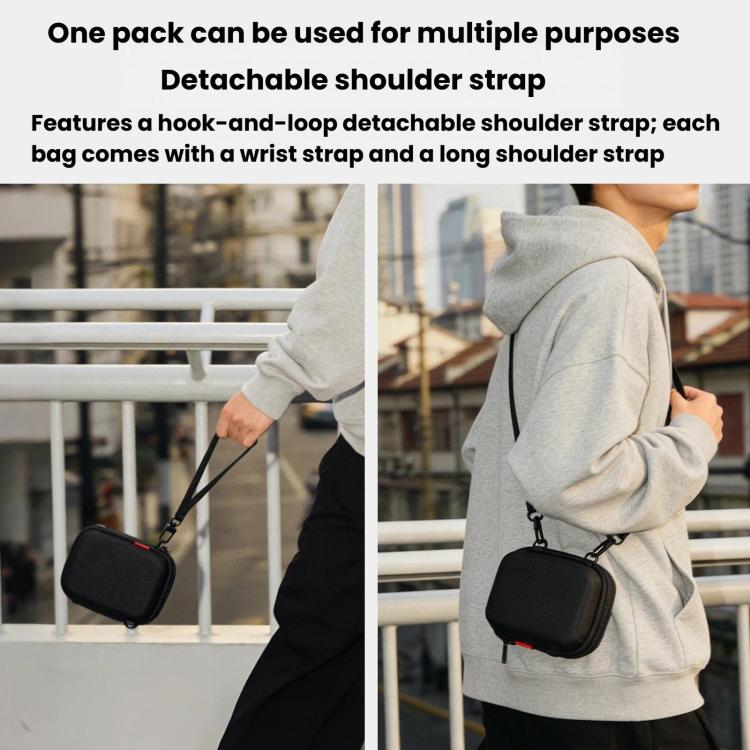 Cwatcun H45 3.0 Portable CCD Camera Bag Single-Shoulder EVA Mirrorless Compact Cameras Storage Bag - Black