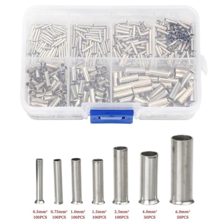 Tubular Bare Terminal Assembly Crimping Connector - 600pcs /Box