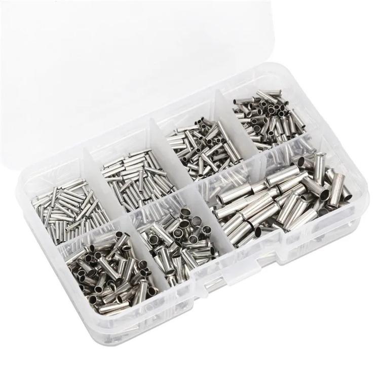 Tubular Bare Terminal Assembly Crimping Connector - 600pcs /Box