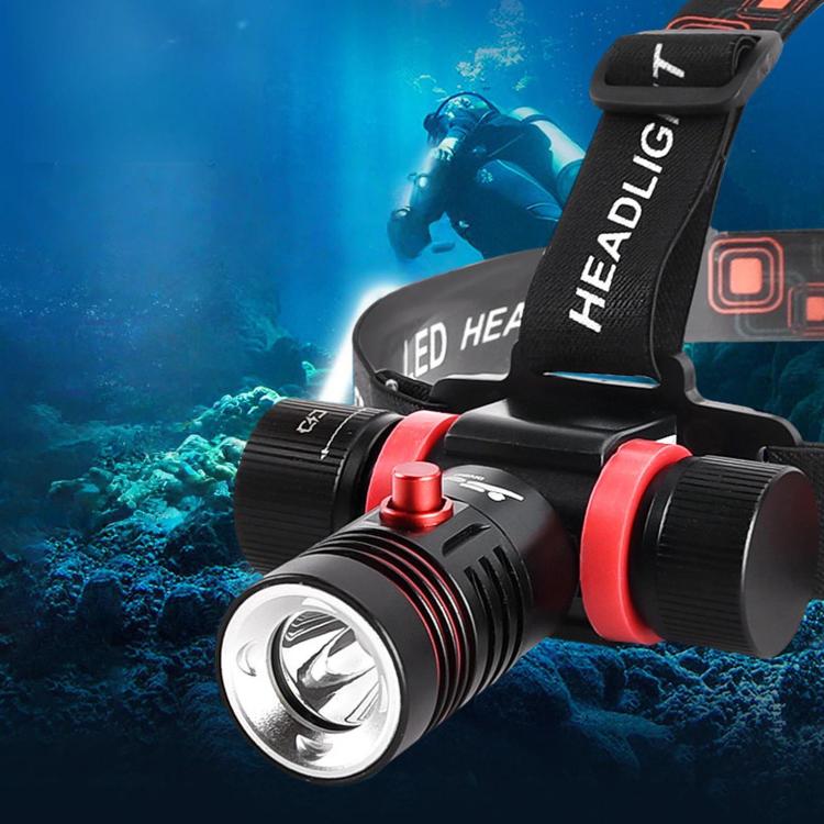 QS23 Outdoor High-Power Diving Headlamp, Waterproof LED Headlight For Rescue Lighting