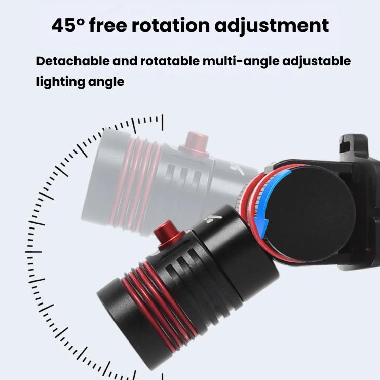QS23 Outdoor High-Power Diving Headlamp, Waterproof LED Headlight For Rescue Lighting