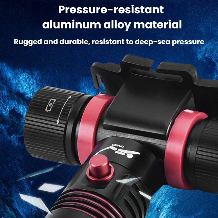 QS23 Outdoor High-Power Diving Headlamp, Waterproof LED Headlight For Rescue Lighting