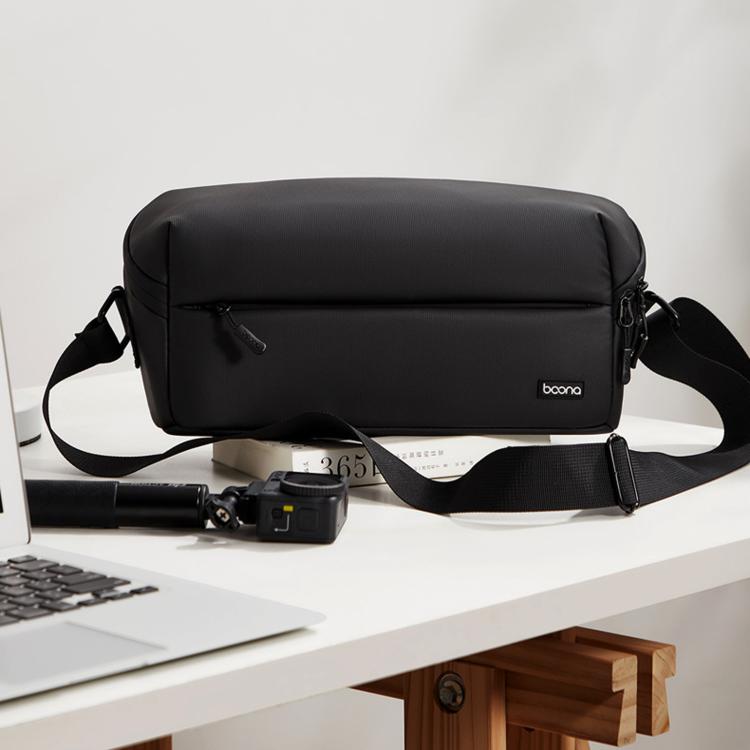 Baona BN-DJ004 Action Camera Storage Bag Shoulder Crossbody Bag, For DJI Osmo Action 4 / Action 5 Pro / Action 6 / Pocket 3 - Black