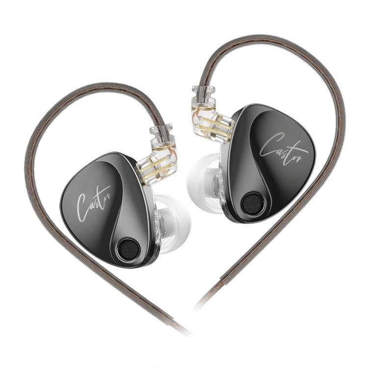 KZ-Castor Adjustable Dual-Driver In-Ear 1.2m Wired Earphones, Spec: Enhanced Bass No Mic