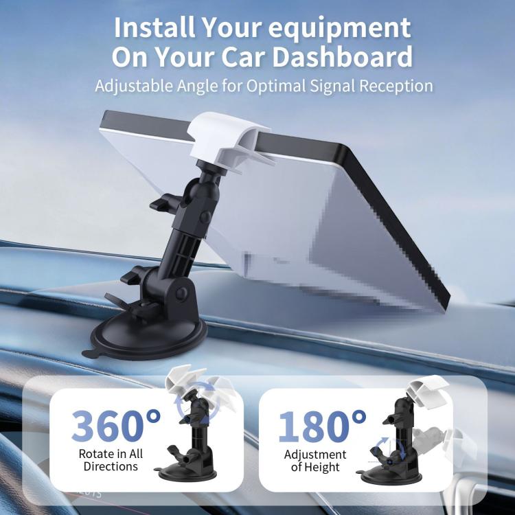 For Starlink Mini Device Center Console Car Mount - White
