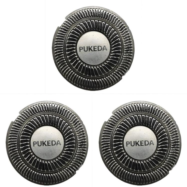 PUKEDA Shaver Heads For Flyco FR8 FS373 / FS310 / FS339 / FS889 - 3pcs /Set