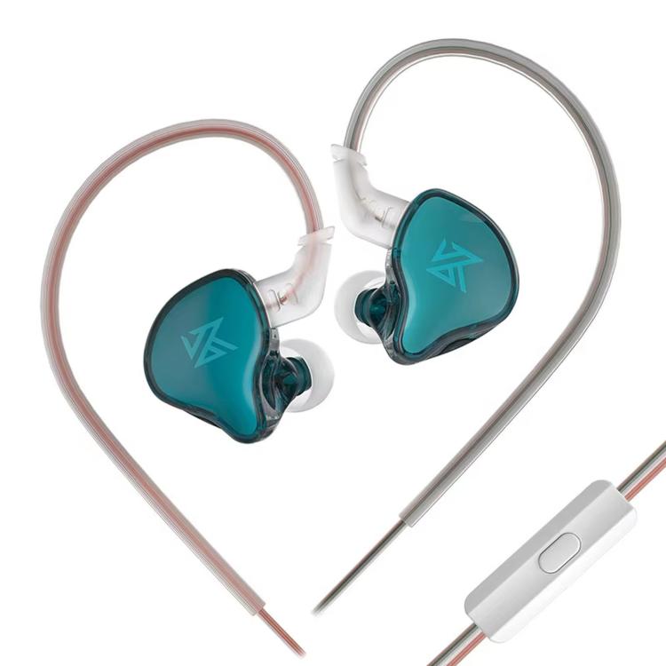 KZ-EDCX Dynamic In-Ear 1.2m Wired Earphones, Color: Green With Mic