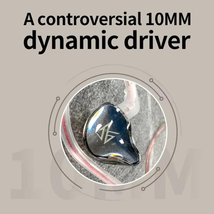 KZ-EDCX Dynamic In-Ear 1.2m Wired Earphones, Color: Gray Standard
