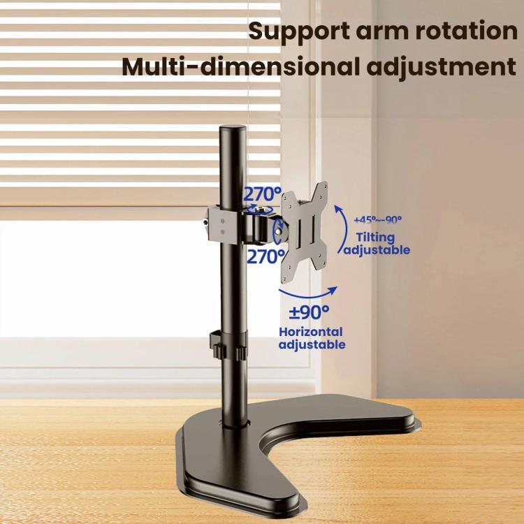 10-32 Inch Computer Monitor Desktop Cantilever Arm With Thickened Metal Bracket - ZX-MT010V