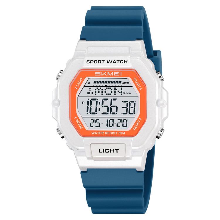SKMEI 2573 Multifunctional Luminous Digital Watch With Alarm 50-Meter Water-Resistant Student Watch