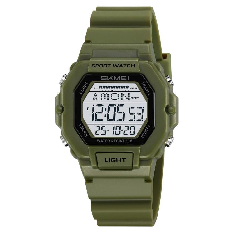 SKMEI 2573 Multifunctional Luminous Digital Watch With Alarm 50-Meter Water-Resistant Student Watch