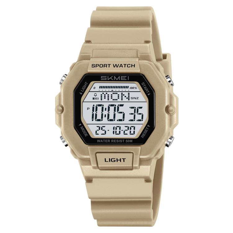 SKMEI 2573 Multifunctional Luminous Digital Watch With Alarm 50-Meter Water-Resistant Student Watch