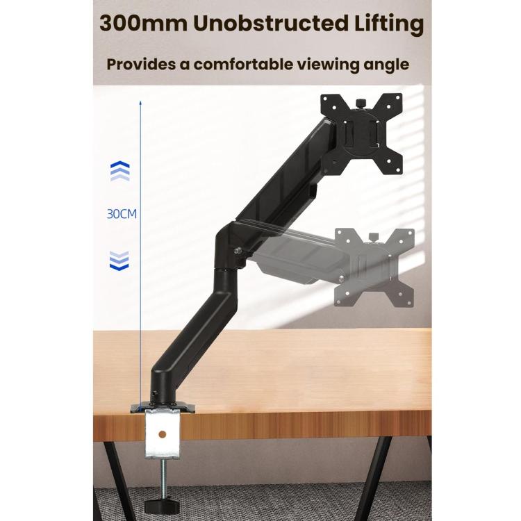 10-32 Inch Monitor Cylinder Spring Cantilever Desktop Height-Adjustable Bracket - DY-01
