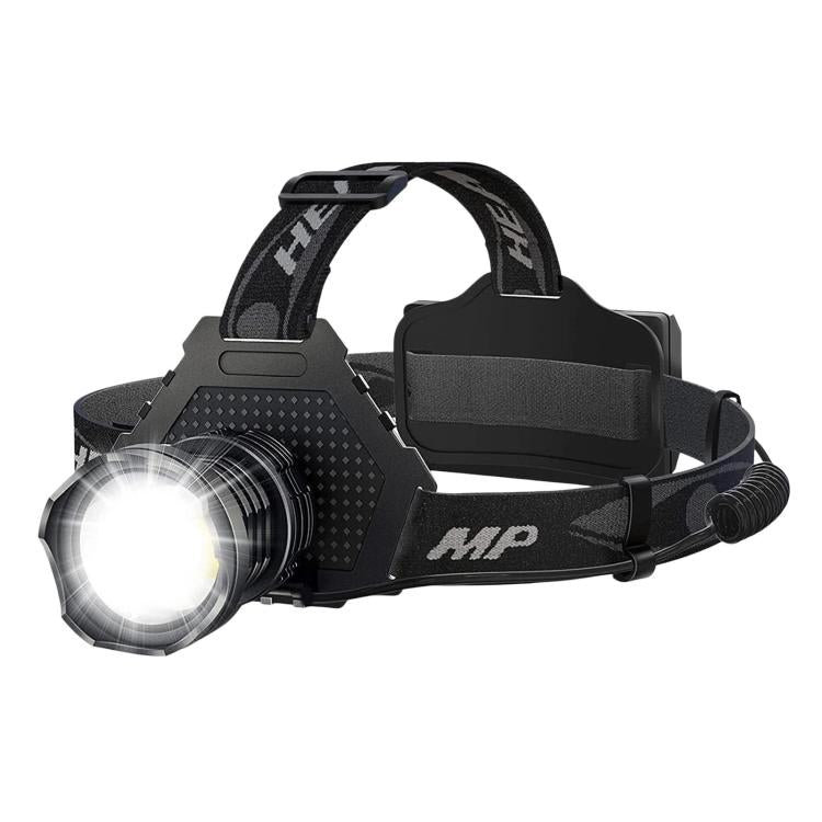F621 Telescopic Zoom XHP70 High-Power Headlamp, LED Outdoor Floodlight Headlight No Battery