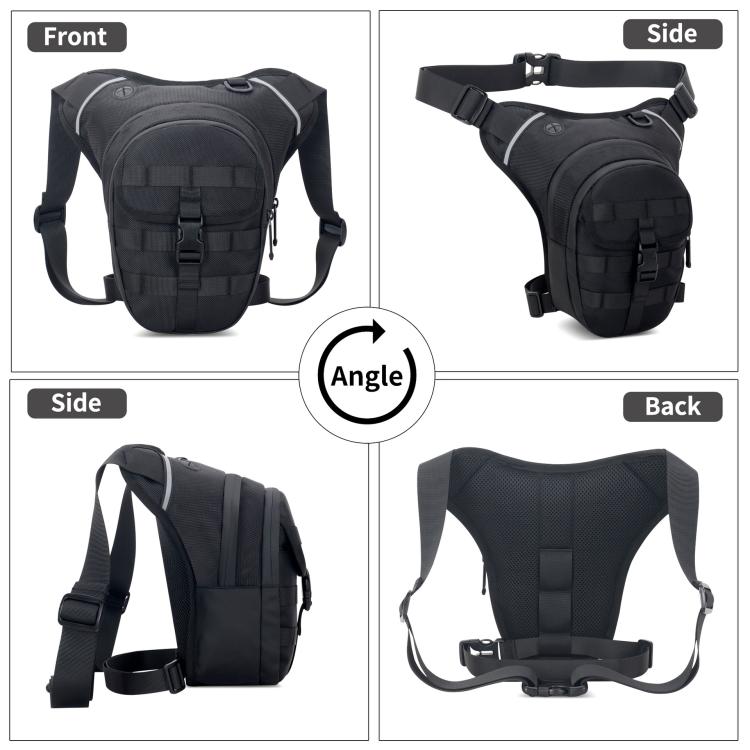 Outdoor Multi-Functional Leg Strap Waist Bag Large Capacity Waterproof Cycling Leg Bag