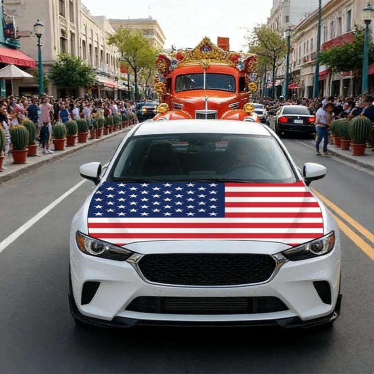 USA-Canada-Mexico World Cup Cheering Flag Dustproof Car Cover, Specification: United States