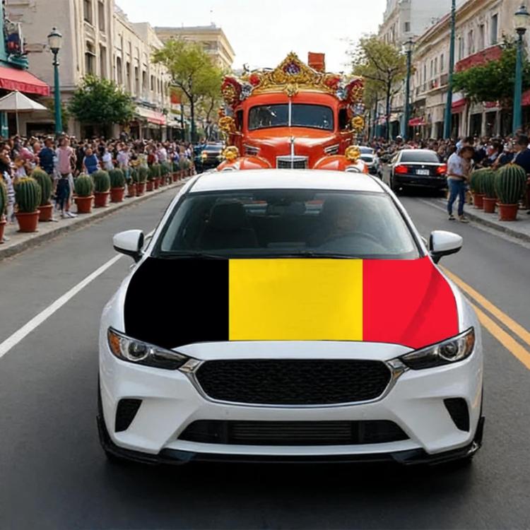 USA-Canada-Mexico World Cup Cheering Flag Dustproof Car Cover, Specification: Belgium
