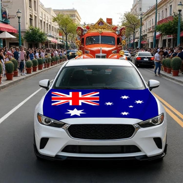 USA-Canada-Mexico World Cup Cheering Flag Dustproof Car Cover, Specification: Australia
