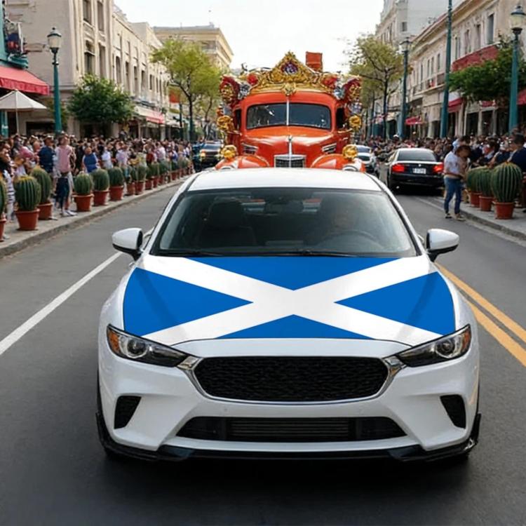USA-Canada-Mexico World Cup Cheering Flag Dustproof Car Cover, Specification: Scotland