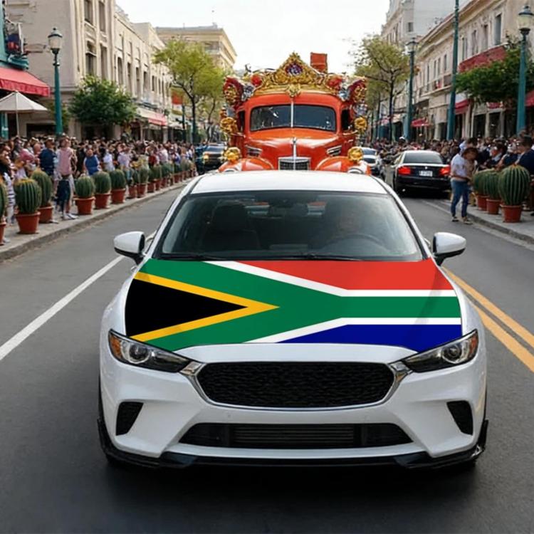 USA-Canada-Mexico World Cup Cheering Flag Dustproof Car Cover, Specification: South Africa