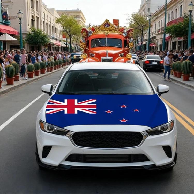USA-Canada-Mexico World Cup Cheering Flag Dustproof Car Cover, Specification: New Zealand