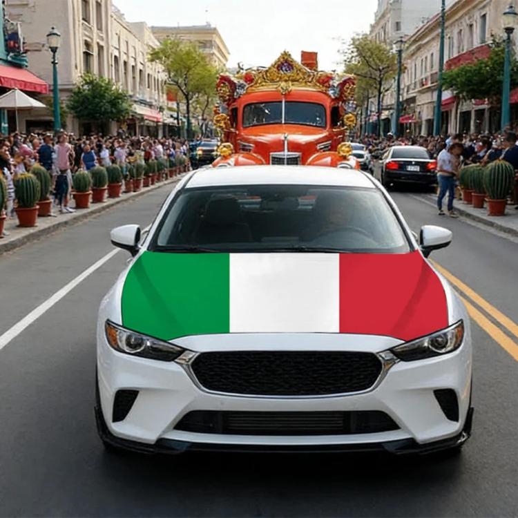 USA-Canada-Mexico World Cup Cheering Flag Dustproof Car Cover, Specification: Italy