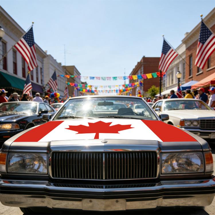 USA-Canada-Mexico World Cup Cheering Flag Dustproof Car Cover, Specification: Sweden