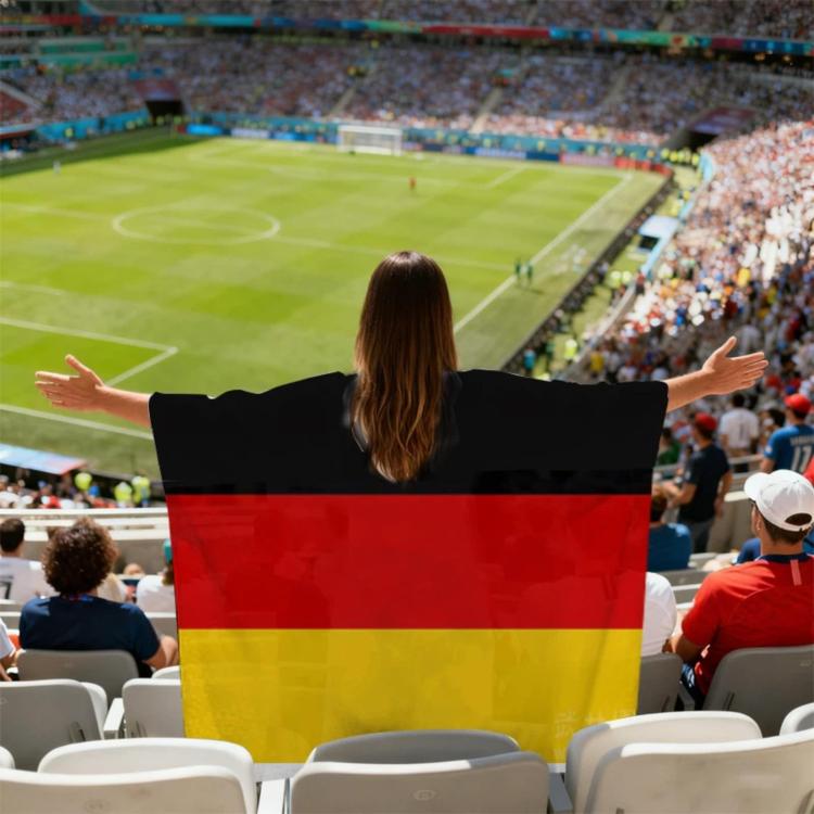 USA-Canadian-Mexican World Cup Fans Capes Flags, Specification: Germany - 90x150cm