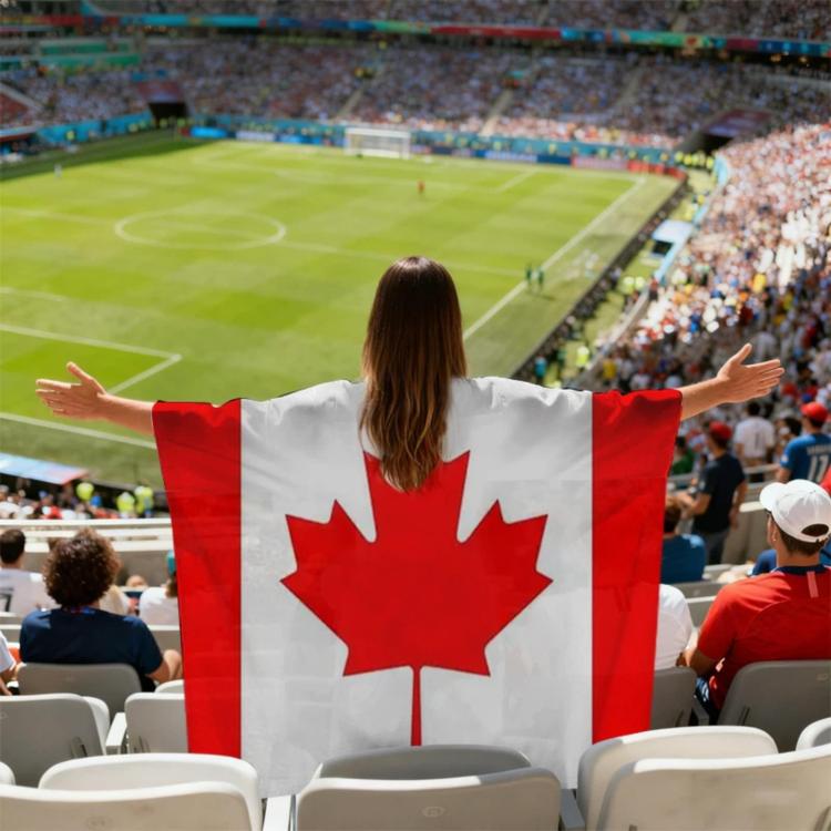 USA-Canadian-Mexican World Cup Fans Capes Flags, Specification: Canada - 90x150cm