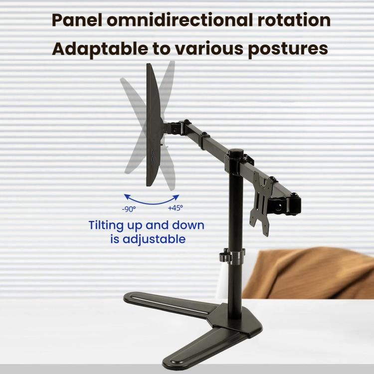 10-32 Inch Cantilever Splicing Rotating And Height-Adjustable Monitor Stand - ZX-01