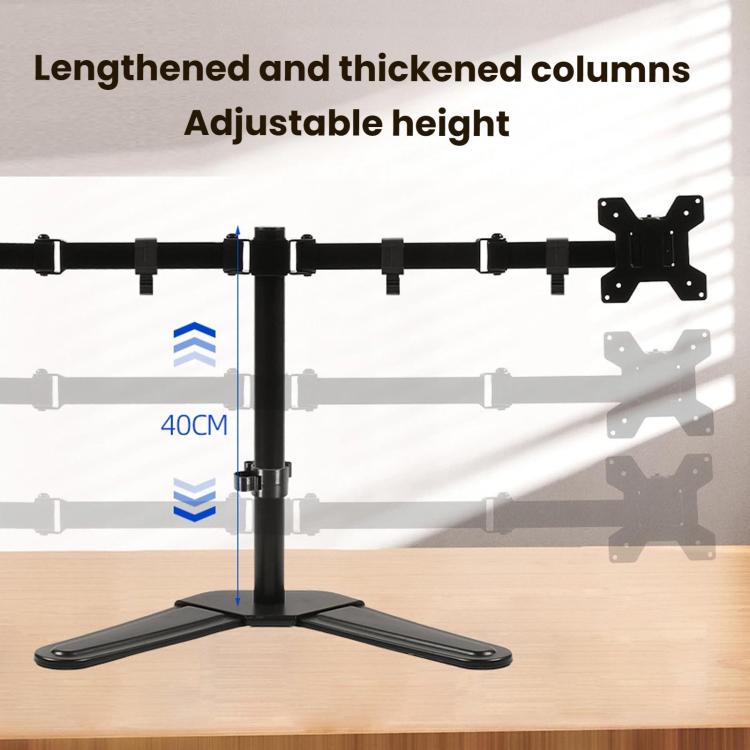 10-32 Inch Cantilever Splicing Rotating And Height-Adjustable Monitor Stand - ZX-01