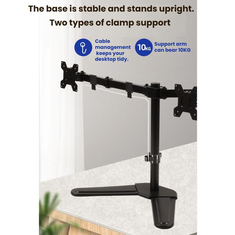 10-32 Inch Cantilever Splicing Rotating And Height-Adjustable Monitor Stand - ZX-01