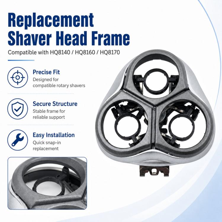 For Philips HQ8140 / HQ8160 / HQ8170 Shaver Head Replacement Parts, Specification: Bracket/No Blade Head