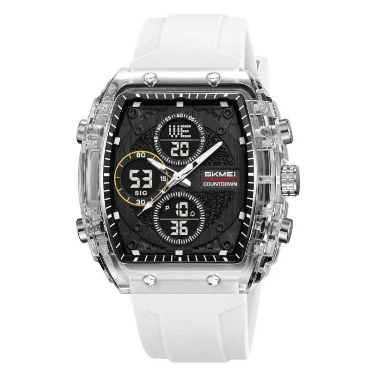 SKMEI 2602 Multifunctional Dual-Display Sports Watch 50m Life Water-Resistant Chronograph Luminous Outdoor Digital Watch