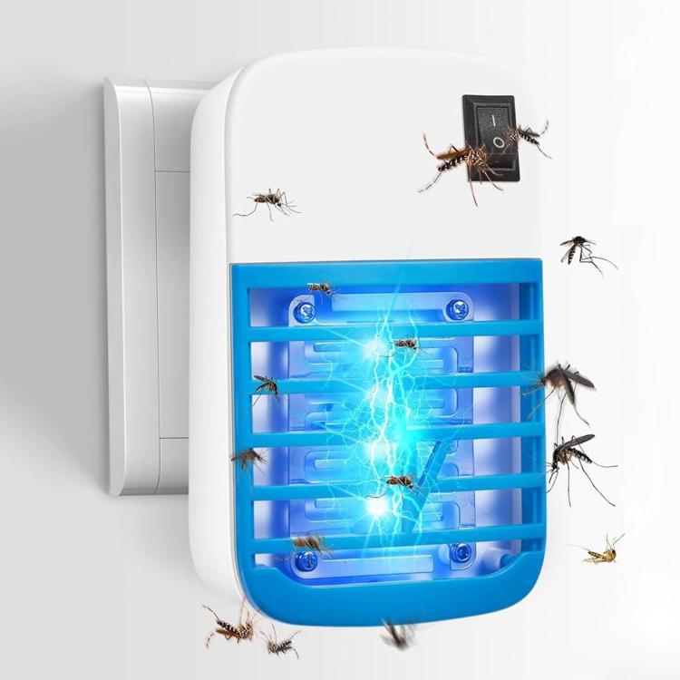 High-Power Electric Shock Mosquito Killer Lamp, LED Low-Noise Wall?Mounted Mosquito Repellent Light US Plug