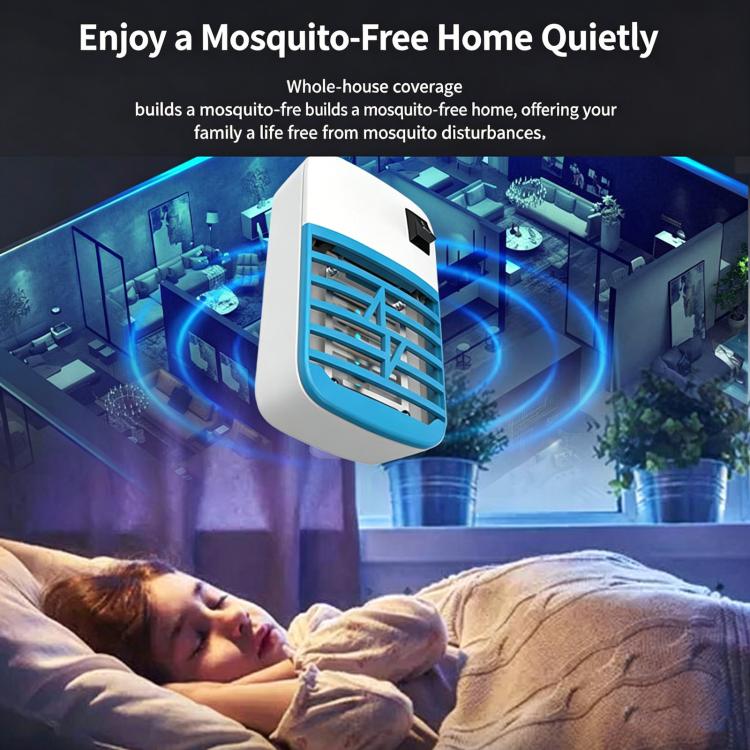 High-Power Electric Shock Mosquito Killer Lamp, LED Low-Noise Wall?Mounted Mosquito Repellent Light US Plug